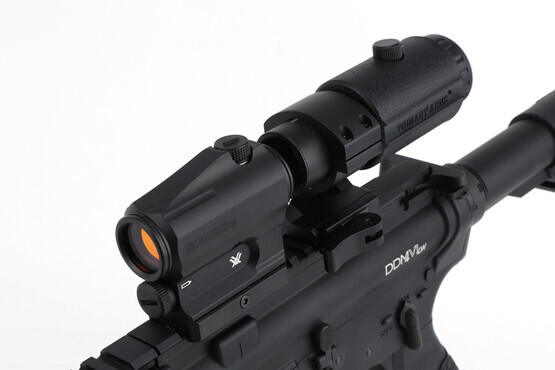 The Primary Arms 3x Magnifer LER Gen 4 combined with a red dot sight